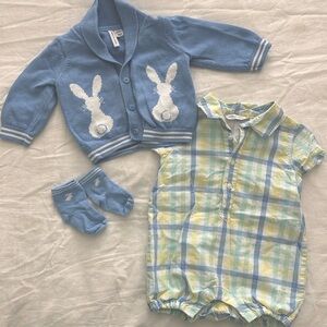 Janie and Jack Easter Outfit 3-6M